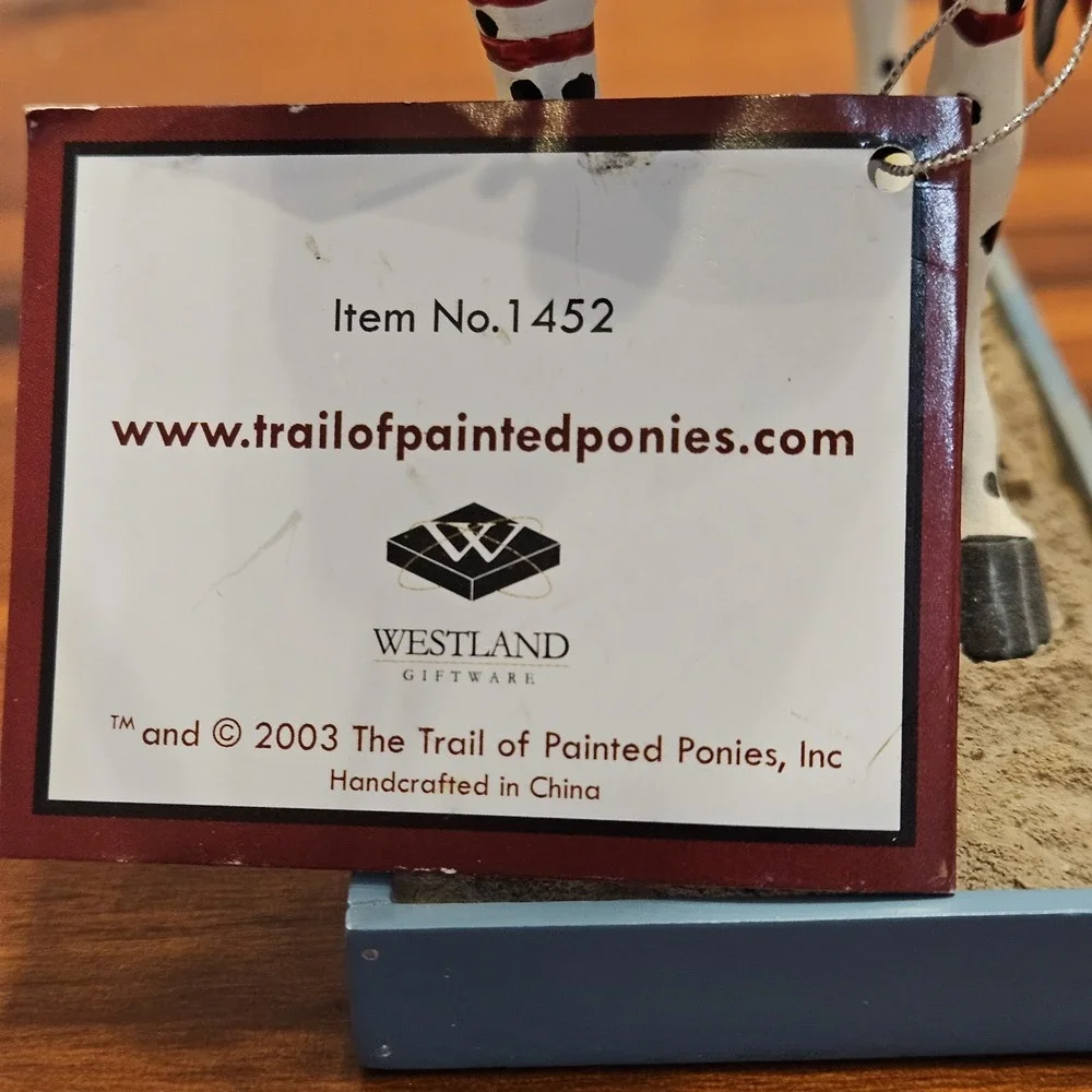 Trail of Painted Ponies War Pony #1452 • Rance Hood • 2003 Westland NIB
